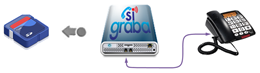 SiGraba SD con Red Ethernet Grabador de Llamadas para Memorias 
                            SD sin necesidad de Computadora
